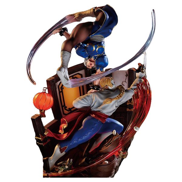 新品 ストリートファイターV 春麗VSバルログ 1/6 完成品大型スタチュー フィギュア: ストリートファイターV 大型スタチューシリーズ 春
