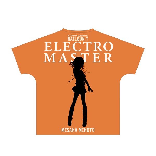 00s とある科学の超電磁砲 御坂美琴 グラフィック アニメTシャツ　激レア 御坂美琴フルグラフィックTシャツ [とある科学の超電磁砲S] | 二