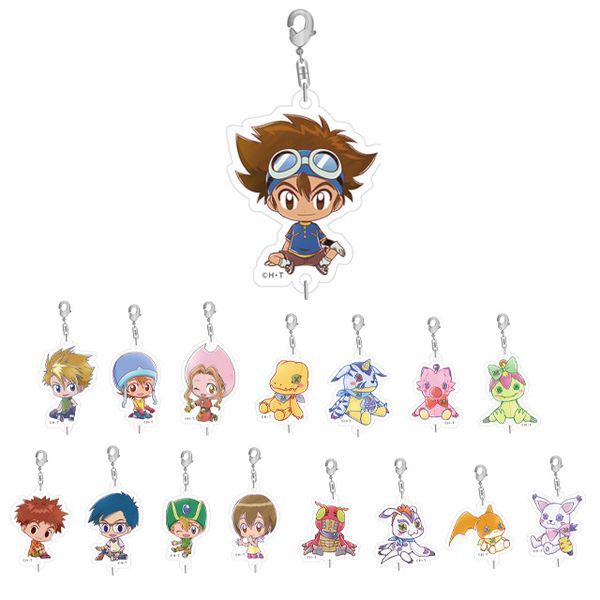 デジモンアドベンチャー ラスエボ つながるアクリルチャーム 6種 デジモンアドベンチャー LAST EVOLUTION 絆 つながるアクリル