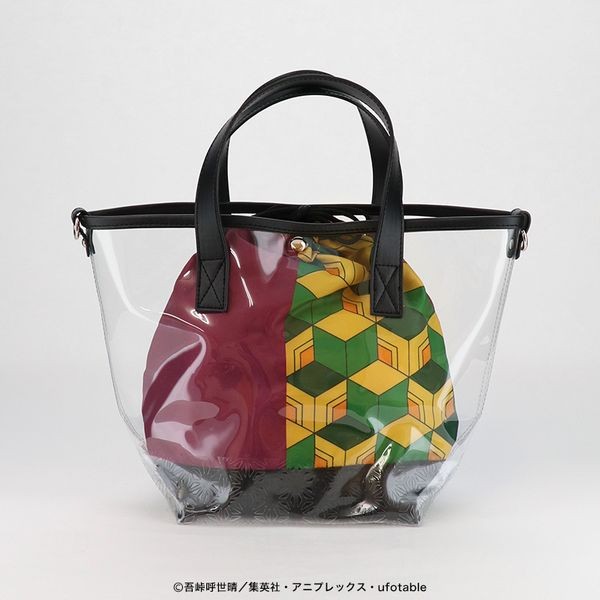 アパレル: 鬼滅の刃 巾着付きクリアバッグ 冨岡義勇 【2021年6月出荷