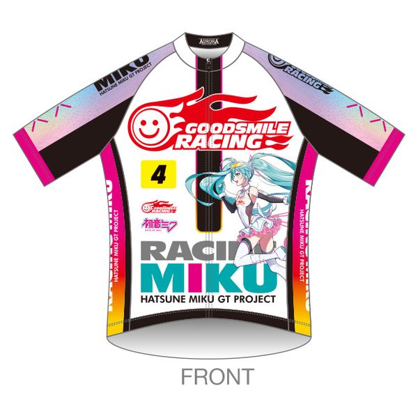 【未使用】アウローラ　レーシングミクサイクルジャージ　2021ver　L 終了]【新作＋再受注情報】サイクルウェアシリーズ レーシング