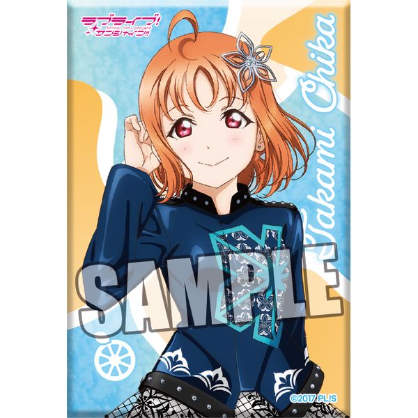 ラブライブ　サンシャイン　高海千歌　スクエア　缶バッジ　14点セット ラブライブ サンシャイン 高海千歌 スクエア 缶バッジ 14点