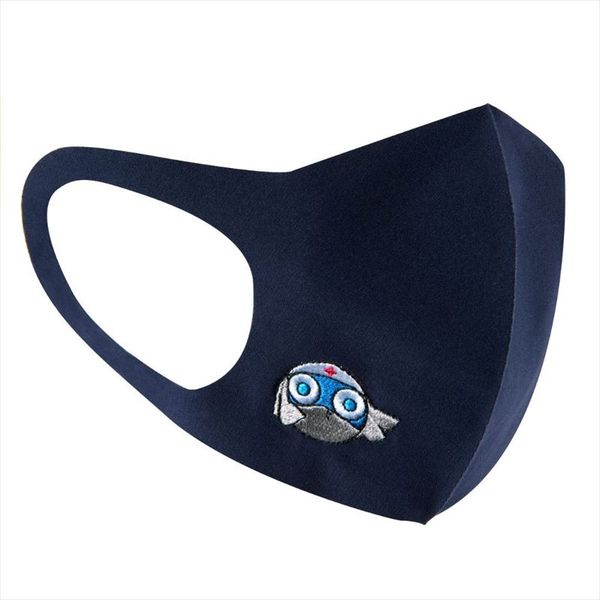 グッズ: ケロロ軍曹 ひんやりマスク ドロロ兵長 ネイビー 【2021