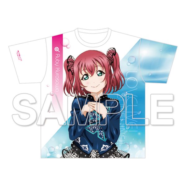 アパレル: ラブライブ！サンシャイン!! フルグラフィックTシャツ 黒澤ルビィ Ver.Fantastic Departure!  【2021年4月出荷予定分】: KADOKAWA｜キャラアニ.com