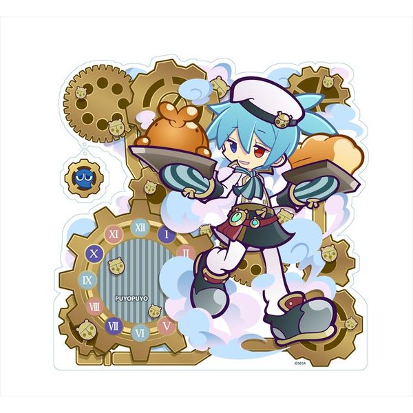 グッズ: ぷよぷよ アクリル置時計 蒸気都市のシグ 【2021年4月