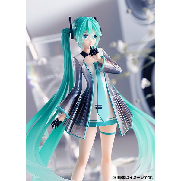 初音ミク　プシ フィギュア　POP UP PARADE Lサイズ　ポッパレ POP UP PARADE 初音ミク プシ Ver. L size｜グッドスマイル