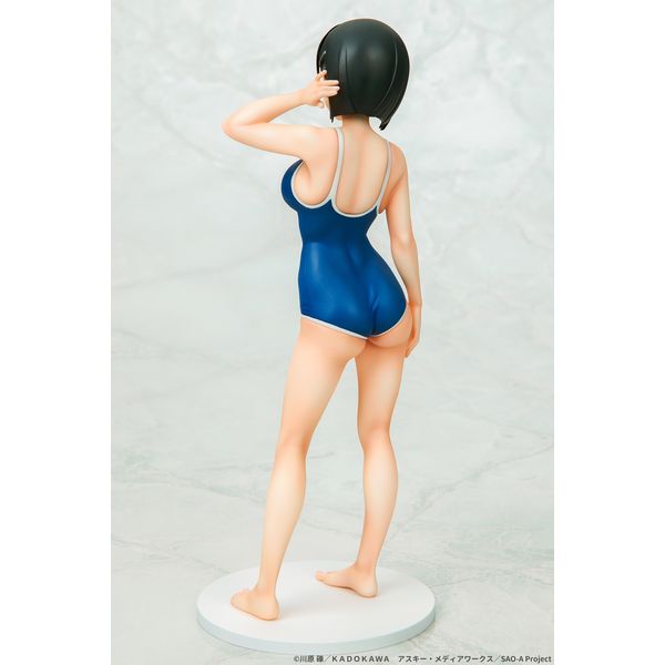 新品未開封 ソードアート・オンライン 桐ヶ谷直葉 紺スクver. [Q-six] フィギュア: ソードアート・オンライン 桐ヶ谷直葉 紺スクver