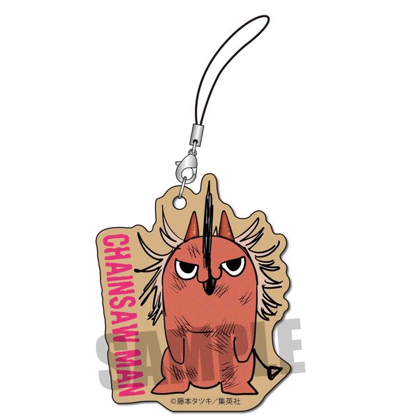 グッズ: チェンソーマン ポチタ木札ストラップ Part2 ポチタ（パワー