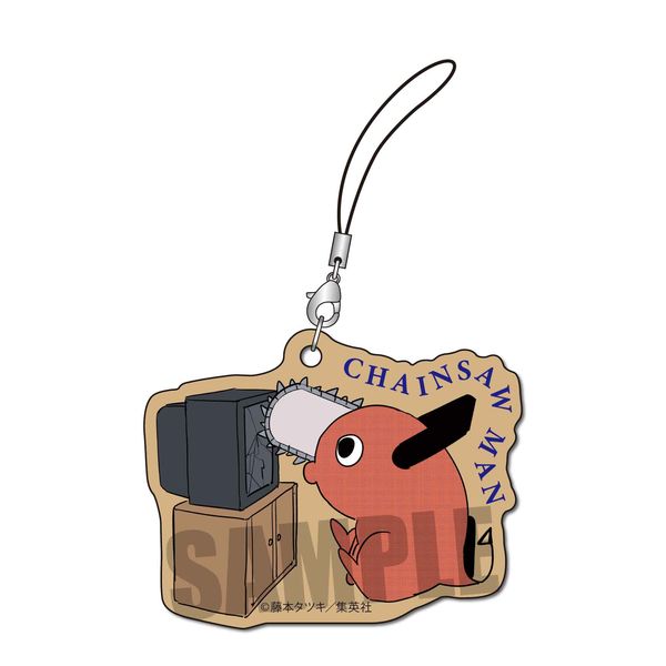 グッズ: チェンソーマン ポチタ木札ストラップ Part2 ポチタ（テレビ