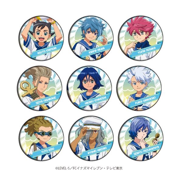 アパレル: イナズマイレブン オリオンの刻印 缶バッジ 04 マリンver