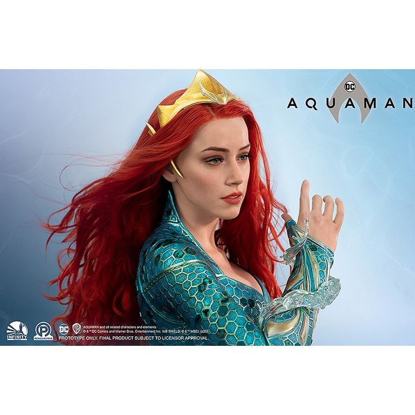 コミック・アニメ Aqua-Infinity Studio Mera Life Size Bust Aquaman: Mera 1:1 LIfe Size Bust - Spec Fiction Shop