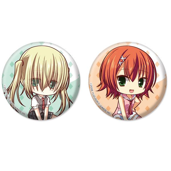 アパレル: ゆずソフト ぺたん娘トレーディング缶バッジ 【1BOX