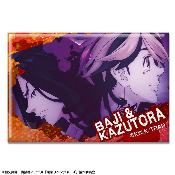 アパレル: 東京リベンジャーズ ホログラム缶バッジ デザイン28 場地圭介＆羽宮一虎 【2021年7月出荷予定分】:  ライセンスエージェント｜キャラアニ.com