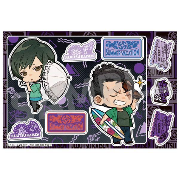 グッズ: 呪術廻戦 ステッカー 東堂葵＆禪院真依 夏休みver. 【2021年8