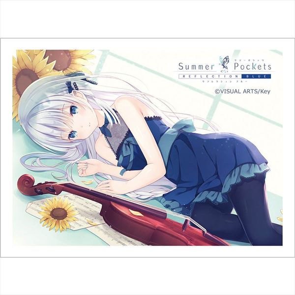 サマーポケッツ 鳴瀬しろは ひと夏の冒険 カードスリーブ カーテン魂 サプライ グッズ: Summer Pockets REFLECTION BLUE スリーブ 鳴瀬しろは