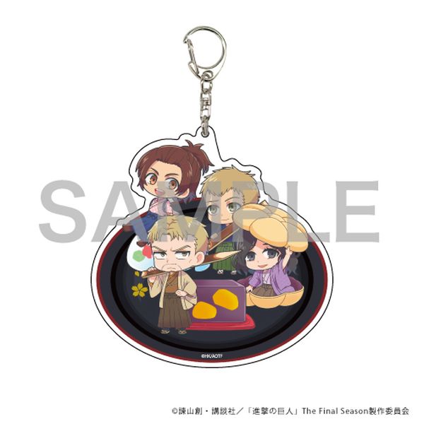 受注限定品 進撃の巨人 ぬいぐるみキーホルダー ライナー ガビ ファルコ 受注限定品 進撃の巨人 ぬいぐるみキーホルダー ライナー ガビ