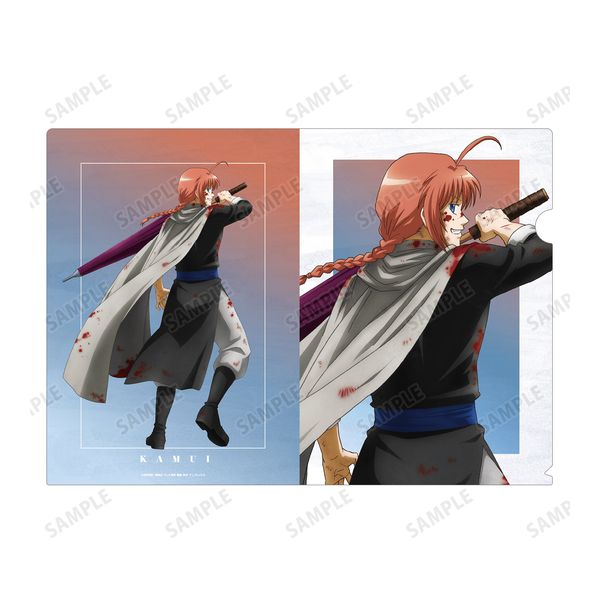 グッズ: 銀魂 描き下ろしイラスト 神威 戦う背中ver. クリアファイル