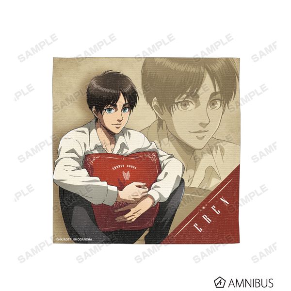 進撃の巨人 エレン フェイスタオル attack on titan Amazon｜進撃の巨人 エレン・イェーガー バスタオル フェイス