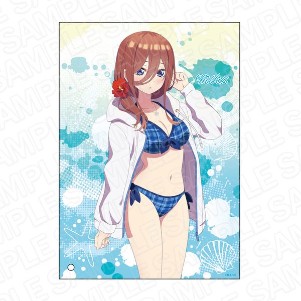 五等分の花嫁 まねきねこ 缶バッジ 中野三玖 水着 騙せ