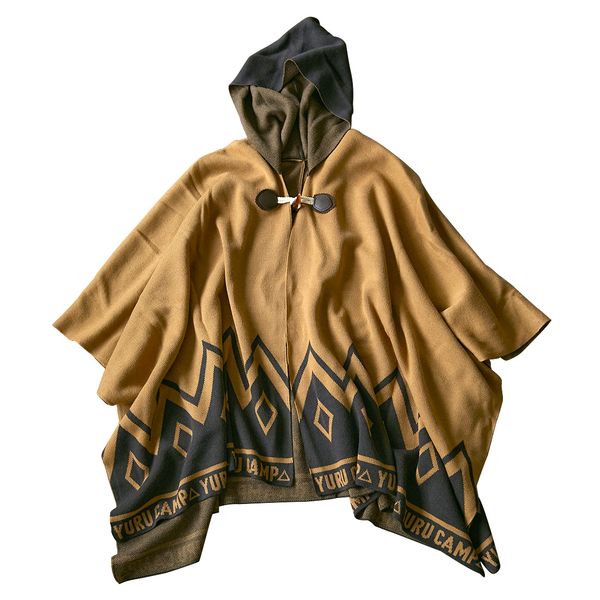 アパレル: ゆるキャン△ 五泉ニット mino 志摩リン 焚火ポンチョ