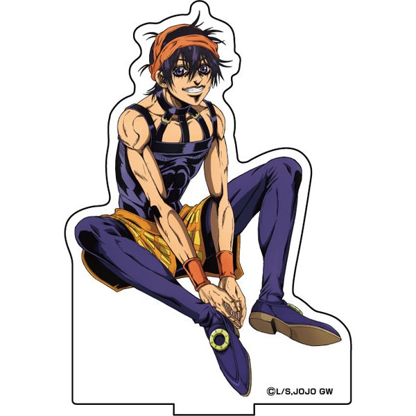 ジョジョの奇妙な冒険 ナランチャ・ギルガ グッズ】一番くじD賞 E賞