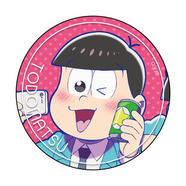 アパレル: おそ松さん 描き下ろし カラ松＆トド松 缶バッジ