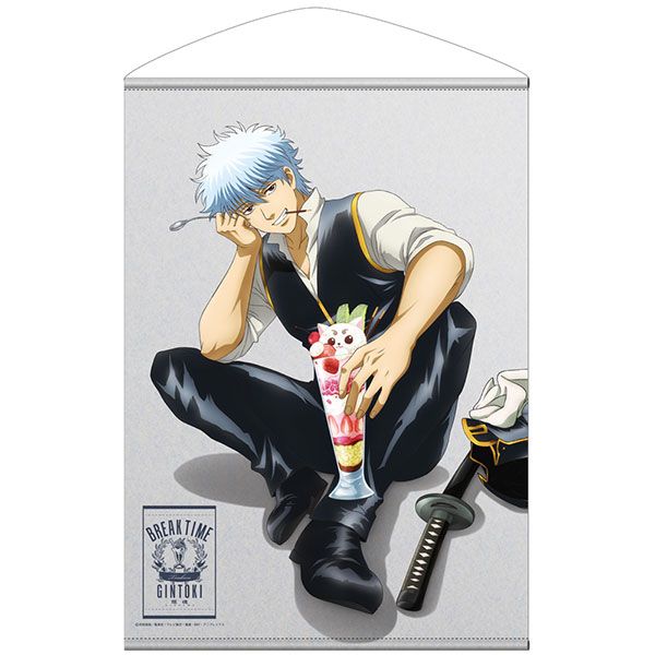 銀魂 タペストリー Amazon.co.jp: 銀魂 描き下ろしイラスト 坂田銀時 戦う背中ver