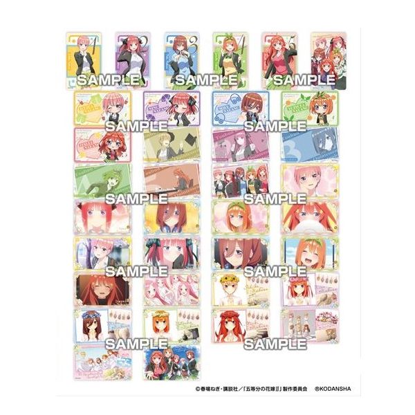 グッズ: 五等分の花嫁∬ デコステッカー ガムつき 【1BOX】 【2022年3