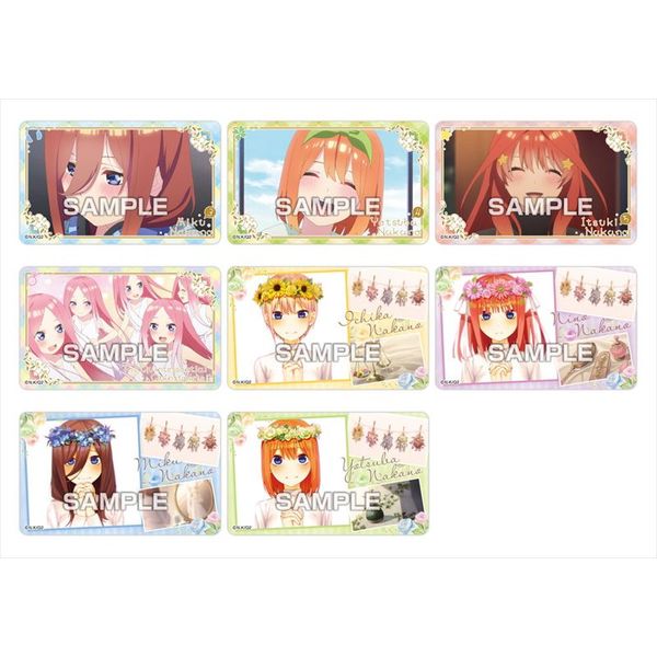 グッズ: 五等分の花嫁∬ デコステッカー ガムつき 【1BOX】 【2022年3 ...