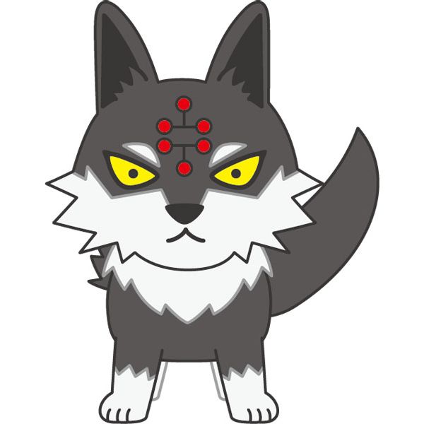 呪術廻戦 玉犬 黒 伏黒 式神 ぬいぐるみ 呪術廻戦 伏黒の式神ぬいぐるみキーホルダー 玉犬・黒