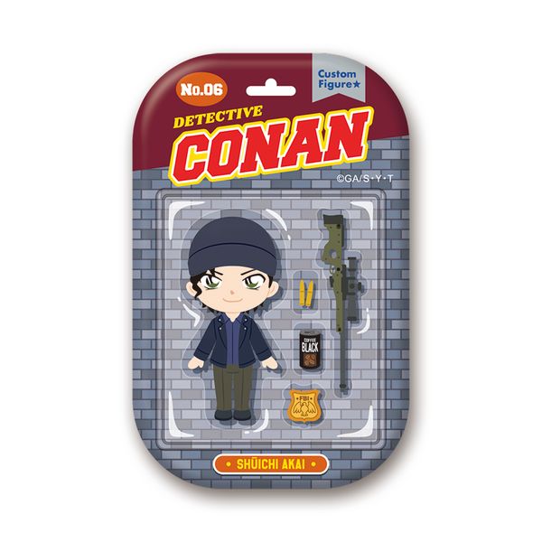 アパレル: 名探偵コナン トレーディング丸角缶バッジ フィギュア