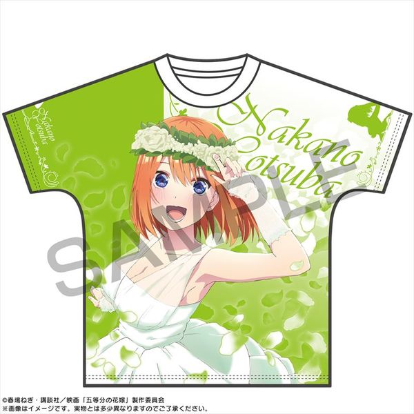 アパレル: 映画 五等分の花嫁 フルグラフィックTシャツ 中野四葉 L