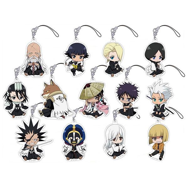 BLEACH ぺたん娘 アクリルストラップvol.2 1BOX グッズ: BLEACH ぺたん娘トレーディングアクリルストラップ vol