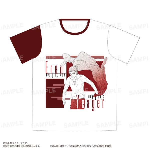 アパレル: 進撃の巨人 Tシャツ A.エレン 【2022年3月出荷予定分