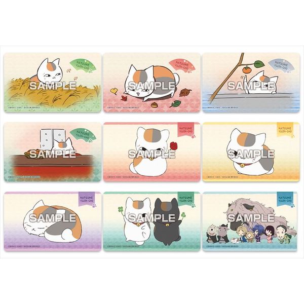 グッズ: 夏目友人帳 デコステッカー ガムつき ニャンコ先生がいっぱい