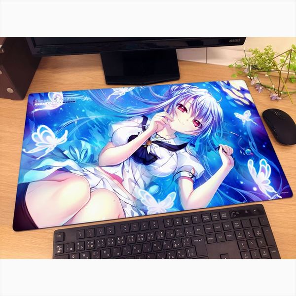 カーテン魂　Summer Pockets 空門蒼/七影蝶　ラバーマット Summer Pockets REFLECTION BLUE]ラバーマット（空門蒼／七影蝶）