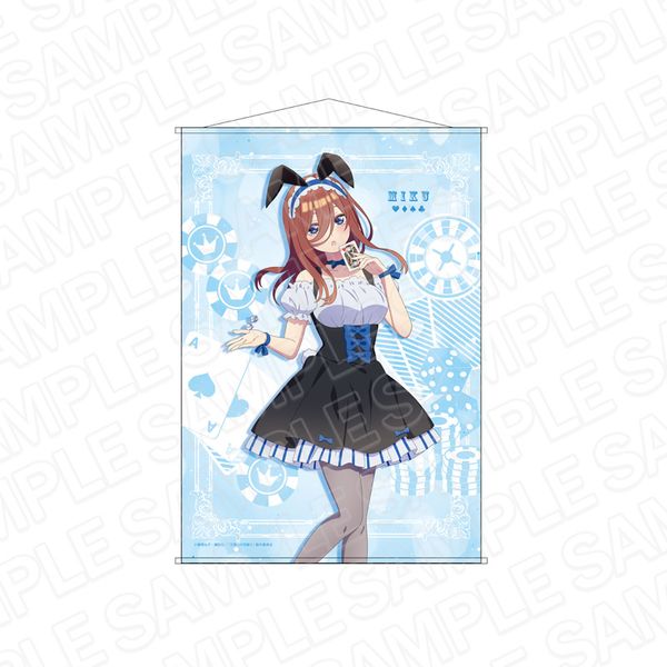 【A賞】五等分の花嫁 カジノ 特大タペストリー 三玖 再販】五等分の花嫁∬ 描き下ろし特大タペストリー ドレス 中野