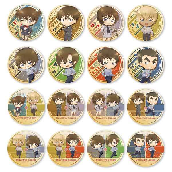 アパレル: 名探偵コナン デフォルメ 缶バッジ 【1BOX】: 東宝