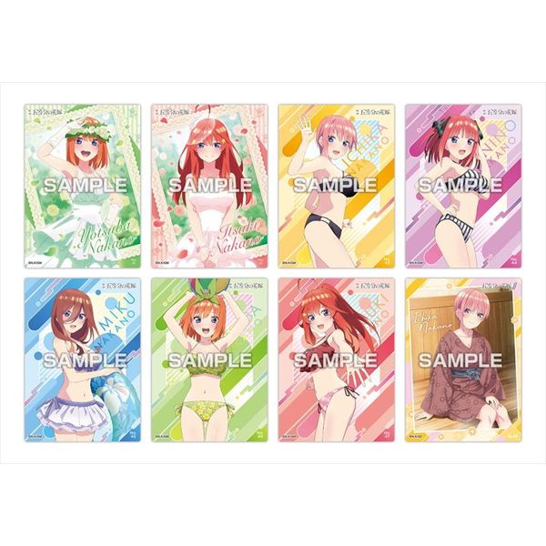 ensky - 映画 五等分の花嫁 クリアカードコレクションガム2 初回限定版 2BOX グッズ: 映画 五等分の花嫁 クリアカードコレクションガム2