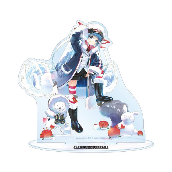 初音ミク　雪ミク　SNOWMIKU　hmv 2022 アクリルスタンド SNOW MIKU 2022 - SNOW MIKU 2022 雪ミク Art by KEI BIG