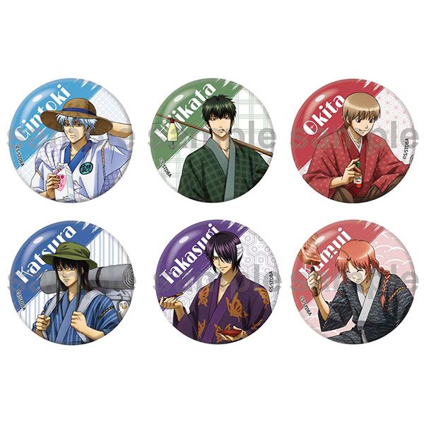 アパレル: 銀魂 アウトドア 缶バッジ 【1BOX】: GRANUP｜キャラアニ.com