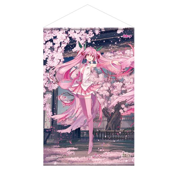 グッズ: 「弘前さくらまつり2022」×「桜ミク」 タペストリー Art