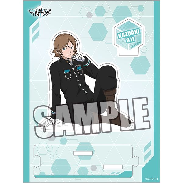 ワールドトリガー ワートリ 王子一彰 缶バッジ アクリルスタンド もちマス 描き下ろし 王子一彰 65mm缶バッジ トリガー起動（オン）Ver