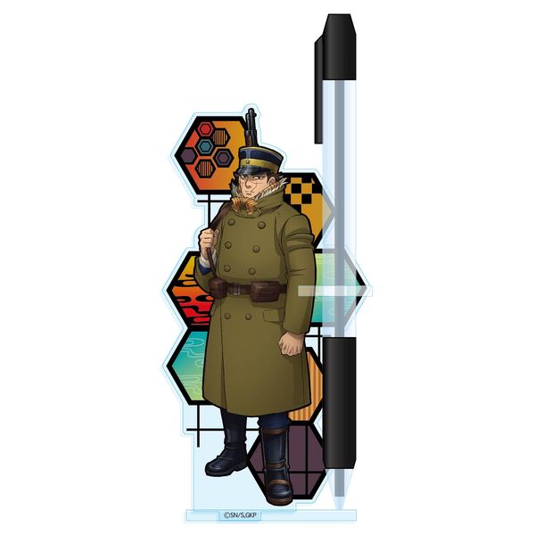 グッズ: ゴールデンカムイ 切り絵シリーズ アクリルペンスタンド