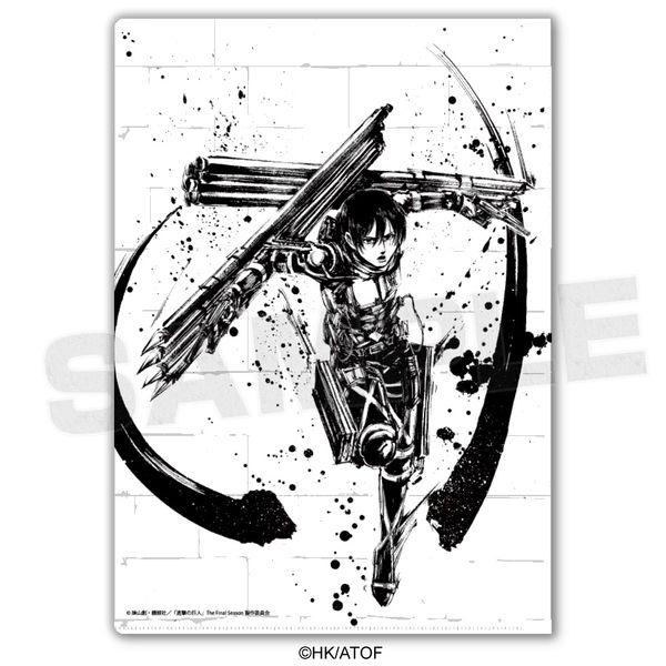 (完売品)　リヴァイ　墨絵ポスター　進撃の巨人 完売品) リヴァイ 墨絵ポスター 進撃の巨人 - メルカリ