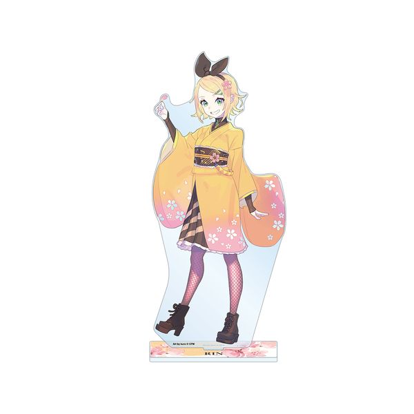 グッズ: 桜ミク 描き下ろしイラスト 鏡音リン Art by kuro 1/7スケール