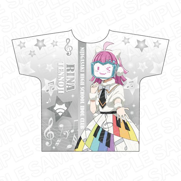 アパレル: ラブライブ！虹ヶ咲学園スクールアイドル同好会 フルグラTシャツ 天王寺璃奈 Colorful Dreams! Colorful  Smiles!: コンテンツシード｜キャラアニ.com