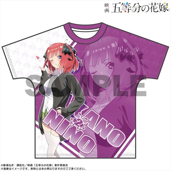 アパレル: 映画 五等分の花嫁 フルグラフィックTシャツ 夏制服Ver. 中野二乃 L: システムサービス｜キャラアニ.com