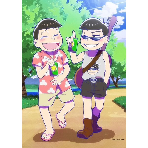 グッズ: おそ松さん 描き下ろし おそ松＆カラ松 夏 B3タペストリー: 松本商事｜キャラアニ.com