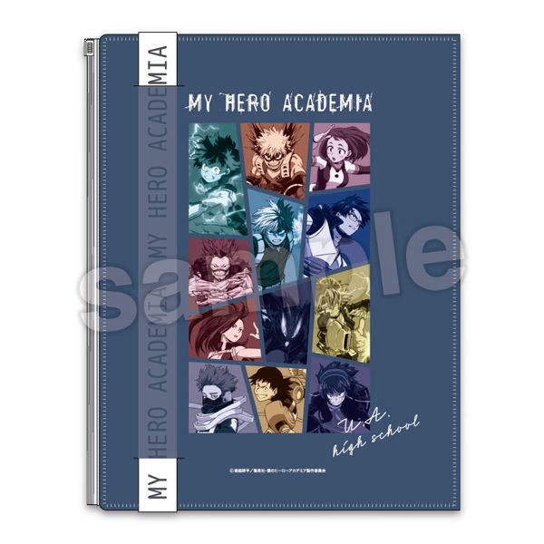 グッズ: 僕のヒーローアカデミア ロゴベルト6＋1クリアファイル 雄英